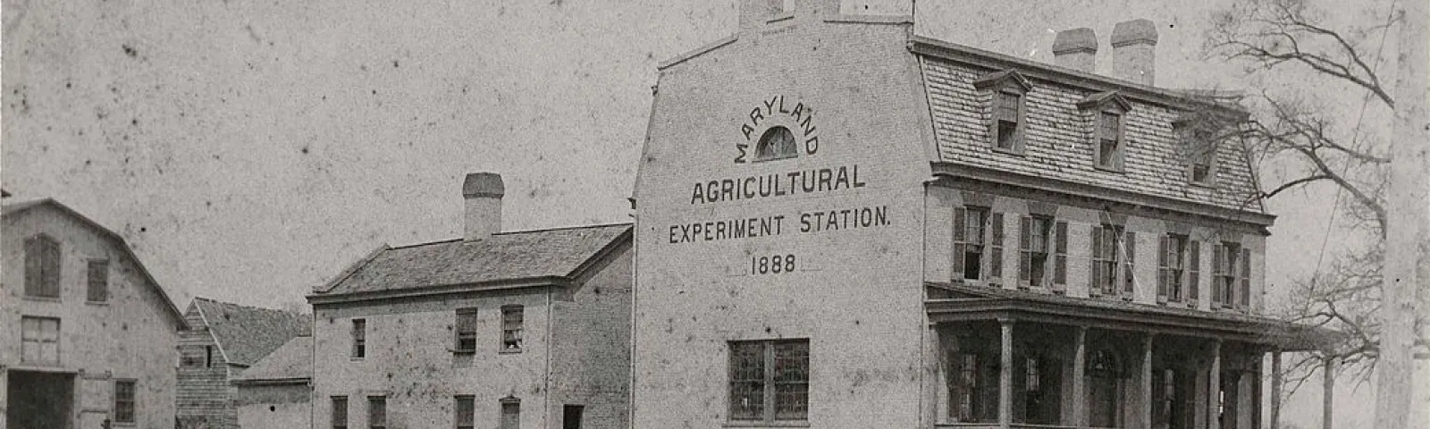 Early example of the Maryland Agriculture Experiment Station building