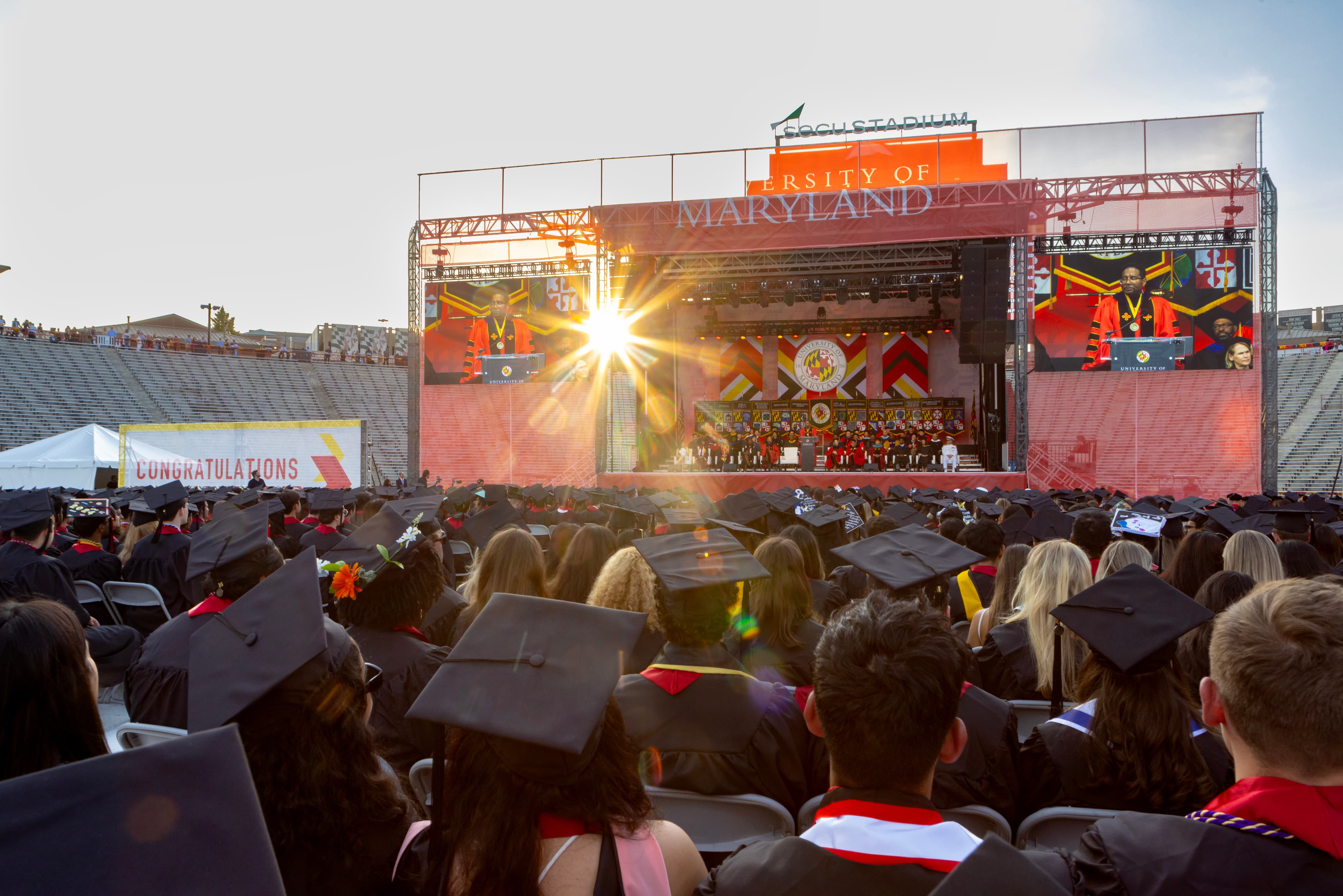 Grads in ceremony