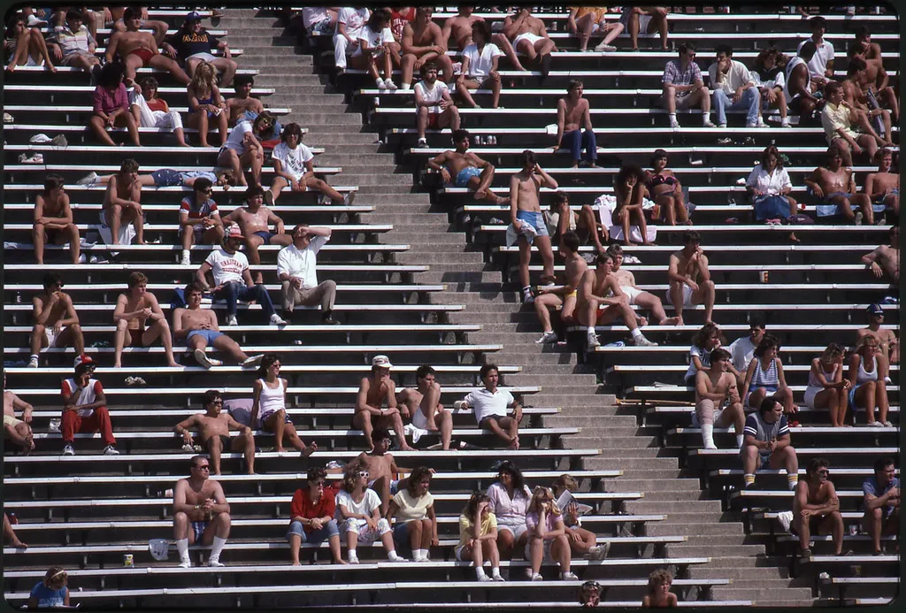 Students at Byrd Beach 1985